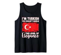 Turkey Flag Proud Elegant Turkish Boyfriend Girlfriend Camiseta sin Mangas