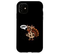 Turkey Moo Funny Thanksgiving Cow Meme para Hombre y Mujer Carcasa para iPhone 11