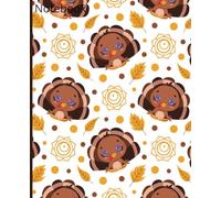 Turkey Notebook | Wide Rule Notebook | 7.5 x 9.25, 120 pages | For kids, teens and adults