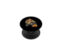 Turkey Riding Monster Truck Funny Día de Acción de Gracias Peregrino PopSockets PopGrip Adhesivo