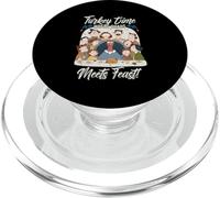 Turkey Time Where Chaos Meets Feast PopSockets PopGrip para MagSafe