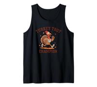 Turkey Trot Champion Funny Running Thanksgiving 5K Camiseta sin Mangas