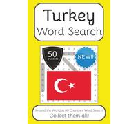 Turkey Word Search Book: Words Search With Easy To Read Print about Turkey, Travel, Culture and More | 6x9 inches, 100 pages | 50 puzzles. Ideal for ... English, Spanish, Italian, French and German.