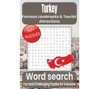 Turkey Word Search Puzzle Book: Word Searches with Easy to Read Print about Turkey, Tourist attractions, Landmarks and More I 6x9 inches, 110 pages I ... Holidays, Free Times and Stress Relief