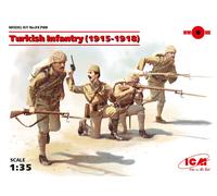Turkich Infantry (1915-1918) (4 Figures) (100% New Moldes) 1 :3 5 Plástico Model