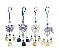 Turkish Blue Evil Eye - Hand Car Wall Hanging Decoration Ornament | Evil Eye Nazar Car Hanging Accessories Charm Decoration for Indoor, Outdoor Patio