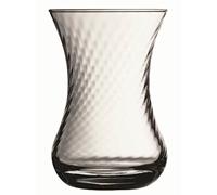 Turkish Tea Glass Set Large Size (Whirling Design) - Optikli by Pasabahce