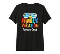 Turks and Caicos Island - Trajes a Juego para Vacaciones Familiares Camiseta Premium