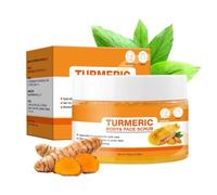 Turmeric Body & Face Scrub, Exfoliatiing Scrub, Brightening Skin Care for Hyperpigmentation and Dark Skin, Deep Cleansing, Hydrating Glow Enhancer Natural Usefor RadiantSkin