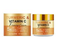 Turmeric Cream, Facial Hydration Moisturizer, 60g Tube Skin Care, Natural Soothing Formula, Gentle Daily Application, Ideal for Dry Sensitive Face Skin and Eye Area Use