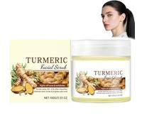 Turmeric Exfoliating Facial Scrub with Vitamin C for Brightening & Long - Lasting Moisturizing, Gentle Skin Exfoliator To Mejora Textura & Boost Absortion, ideal para todos los tipos de piel, 100 g (1