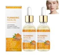 Turmeric Facial Oil, Lightweight&Quick- Absorbing Face Oil for Brightening, Natural Organic Face Moisturizer,Hydrating & Firming Skin,Ideal for Daily Use To Enhance Radiance Strengthen Skin Barrier