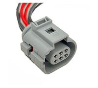 Turmeric Hengliang Store 1 Uds. Arnés de Cables Conector Hembra de válvula EGR de 6 Pines Apto for Audi VW 1J0 973 713 G 1J0973713G 42121200 con Cable de 15cm 18AWG