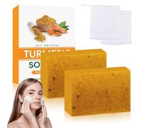 Turmeric Jabón de Cúrcuma Jabonera con Colágeno jabón eclaircante turmeric soap ácido kójico para la cara y el cuerpo
