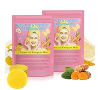 Turmeric Kojic Acid Cleansing Pads, Turmeric Cleansing Pads Helps Balance Skin Oil And Water, Remove Excess Keratin From The Body'S Skin (80 Pads)