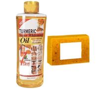 Turmeric Oil for Face and Body, TurmericOil for Skin Lightening, Body Oil for All Skin Types, Turmeric Handmade Brightening Oil for Face ＆ Body (1)