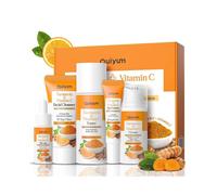 Turmeric Skincare Kits, Cleanser, Serum, Cream,Toner, Eye Cream Facial Skin Care Gift Kit for Women/Girls