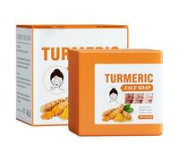 Turmeric Soap, 100g Soap Bar, Lemon Hyperpigmentation Removal, Brightening Turmeric For Dark Spots, Hyperpigmentation, Smooth Skin,Turmeric Face Deep Cleansing Face, Body To Cleanse Skin Bath