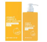 Turmeric & Vitamin C Cream Face & Body Lotion,Vitamin C Cream,Turmeric and Squalane,Brightening,Improves Elasticity,Hydrating,Non-Greasy,Daily Use,Even Skin Tone,Glowing Complexion (1PCS)