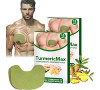 Turmericmax Gynecomastia Compress Patch, Turmeric Max Compress Patch, Gynecomastia Tightening Ginger Patch for Men Chest Care Patch for Men Chest Care Patch for Men Chest Care Patch (2 unidades)