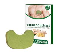 Turmericmax Parche de compresión de ginecomastia, parche de jengibre para apretar la ginecomastia, parche para el cuidado del pecho para hombres, extracto de cúrcuma (A-1 unidad)