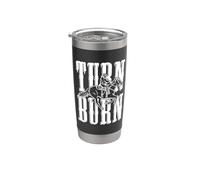 Turn Burn ama Barrel Horses Western Riding Barrel Racing Vaso térmico de acero inoxidable de doble pared
