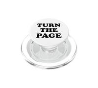 Turn The Page Book Lover Bookish Chapter Next New Beginnings PopSockets PopGrip para MagSafe
