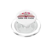 Turn The Page Book Lovers Reading Bookish Items Books Themed PopSockets PopGrip para MagSafe