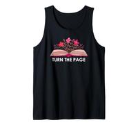 Turn The Page Book Theme Bookish Items Books Lovers Reading Camiseta sin Mangas