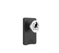 Turn The Page Books & Cats Black Cat Women Floral Book Lover PopSockets PopWallet para MagSafe