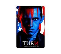 Turn Washington's Spies Temporada 4 - Póster de TV para decoración de cueva de hombre, letrero de metal para pared, regalo retro, decoración vintage, 8 x 12 pulgadas
