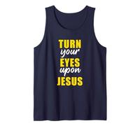 Turn Your Eyes Upon Jesus - Passover Easter Christian Faith Camiseta sin Mangas