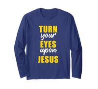 Turn Your Eyes Upon Jesus - Passover Easter Christian Faith Manga Larga