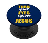 Turn Your Eyes Upon Jesus - Passover Easter Christian Faith PopSockets PopGrip Adhesivo