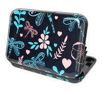 Turnaroundtech Tarjetero Mujer Hombre Tarjetas credito Aluminio con Sistema RFID Bloqueo Protector de Tarjetas Anti fraude Anti contactless Gran Capacidad libelula