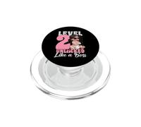 Turned 2 Years Like a Boss 2º Cumpleaños Bebé Niño Niña Niños PopSockets PopGrip para MagSafe