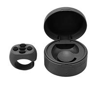 Turner de Página de Control Remoto Bluetooth TIK Tok, Volteador de Página de Desplazamiento de Video Cómico Novedoso con Contenedor de Carga, Control de Obturador de Cámara de (Negro)