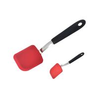 Turner de silicona, espátulas de cocina resistentes al calor Mango cómodo, | Espátulas pequeñas para en cocina para cocinar, servir y romper huevos sin esfuerzo