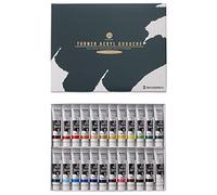 TURNER Gouache acrílico 24 colores set escuela (importación de Japón)