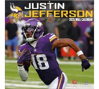 Turner Licensing, NFL Justin Jefferson - Calendario de pared 2025