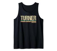 Turner Nombre Apellido Retro Vintage Cumpleaños Camiseta sin Mangas
