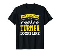 Turner Título del Trabajo Empleado Divertido Trabajador Profesión Turner Camiseta