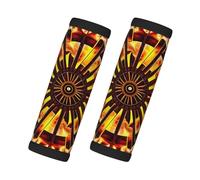 Turning The Flame - Fundas para carrito de equipaje con estampado de llama, fundas de asa suave a cuadros para accesorios de viaje de negocios