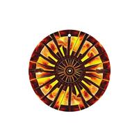 Turning the Flame - Juego de 4 tarjetas aromáticas para colgar en el armario, baño, ambientadores de coche, de larga duración