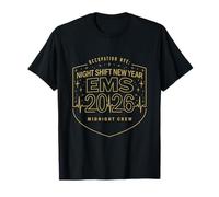 Turno de Noche Año Nuevo EMS 2026 Midnight Crew Camiseta