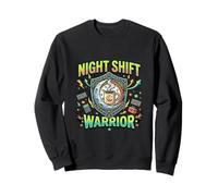 Turno Nocturno Guerrero Café Energía Mentalidad Sudadera