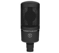 Turnstile Audio Concourse Series TAC300 Micrófono de condensador cardioide, diafragma grande para grabación vocal, podcast y transmisión, salida XLR