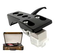 Turntable Cartridge - Metal, 0.67x0.64x1.22in Headshell Cartridge High-Fidelity | Easy-Mount Phono Replacement Needle, Audio Upgrade for Home Audio Systems, Studio Monitoring, DJ Setups