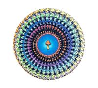 Turntable Mat - Polyester Felt 30.48cm, Record Slipmat, 12 Inch | Optical Illusion Pad, Animated Visual Mat For DJs, Music Lovers, Collectors, Home, Studio, Art Display, Audio Equipment