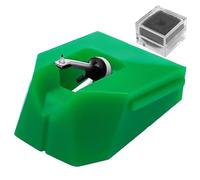 Turntable Needle Replacement, Green Oval Tip, Record Player Needles, High-Quality Sound, Sturdy Construction, Ideal for Retro Record Players, Perfect Gift for Music Lovers, Portable Music